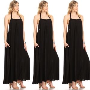 Black Halter Dress